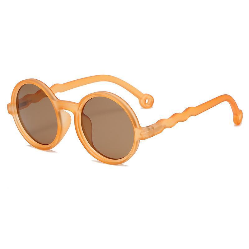 Round Children's Sunglasses Spring Legs UV Protection Beach