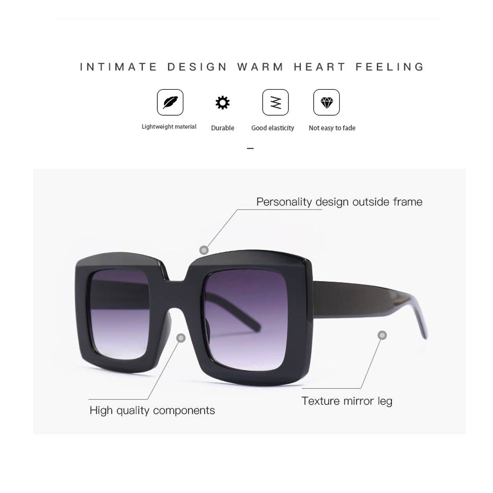 Large frame sunglasses