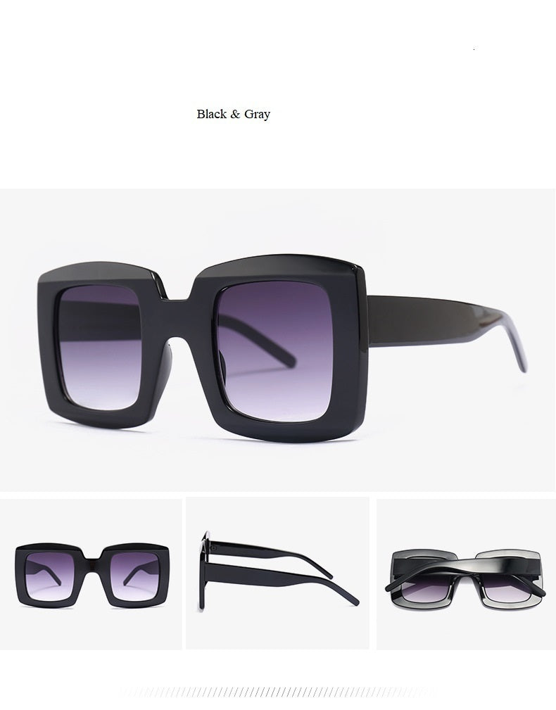 Large frame sunglasses