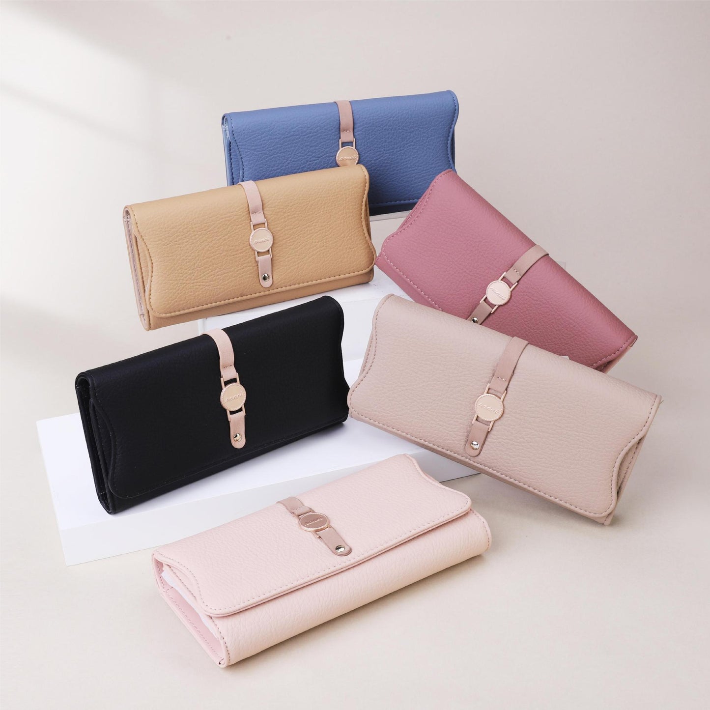 Women's Leather Purse Long And Simple Fashion